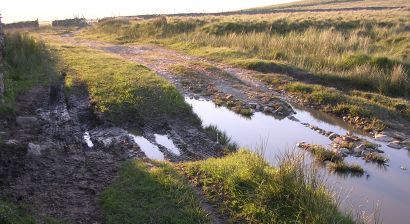Moor Head Lane damage